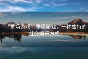“葷場(chǎng)游戲”葷場(chǎng)游戲，一種獨(dú)特的社交娛樂方式