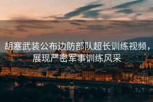 胡塞武裝公布邊防部隊超長訓練視頻，展現嚴密軍事訓練風采