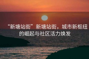 “新塘站街”新塘站街，城市新樞紐的崛起與社區(qū)活力煥發(fā)