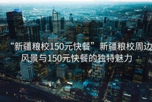 “新疆糧校150元快餐”新疆糧校周邊風景與150元快餐的獨特魅力