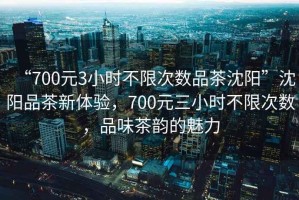 “700元3小時不限次數品茶沈陽”沈陽品茶新體驗，700元三小時不限次數，品味茶韻的魅力