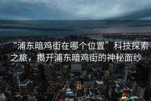 “浦東暗雞街在哪個位置”科技探索之旅，揭開浦東暗雞街的神秘面紗