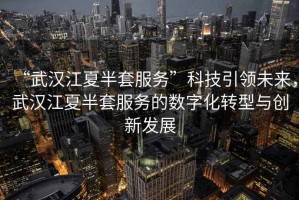 “武漢江夏半套服務(wù)”科技引領(lǐng)未來，武漢江夏半套服務(wù)的數(shù)字化轉(zhuǎn)型與創(chuàng)新發(fā)展