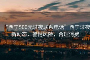 “西寧500元過夜聯(lián)系電話”西寧過夜新動態(tài)，警惕風險，合理消費