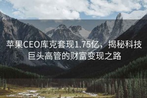 蘋(píng)果CEO庫(kù)克套現(xiàn)1.75億，揭秘科技巨頭高管的財(cái)富變現(xiàn)之路