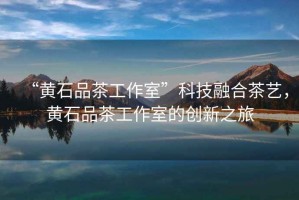 “黃石品茶工作室”科技融合茶藝，黃石品茶工作室的創(chuàng)新之旅