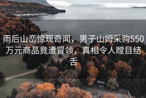 雨后山巒驚現奇聞，男子山姆采購550萬元商品竟遭冒領，真相令人瞠目結舌