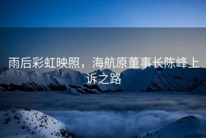 雨后彩虹映照，海航原董事長陳峰上訴之路