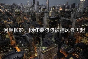 河畔柳影，網紅柴懟懟被捕風云再起