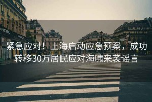 緊急應對！上海啟動應急預案，成功轉移30萬居民應對海嘯來襲謠言