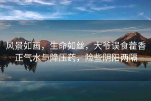 風景如畫，生命如絲，大爺誤食藿香正氣水與降壓藥，險些陰陽兩隔