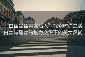 “白絲黑絲美女后入”探索時尚之美，白絲與黑絲的魅力交織下的美女風尚