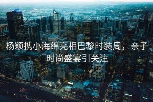 楊穎攜小海綿亮相巴黎時裝周，親子時尚盛宴引關注