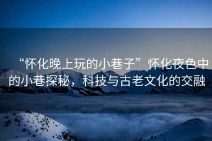 “懷化晚上玩的小巷子”懷化夜色中的小巷探秘，科技與古老文化的交融