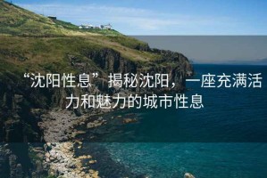 “沈陽性息”揭秘沈陽，一座充滿活力和魅力的城市性息