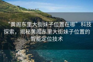 “黃閣東里大街妹子位置在哪”科技探索，揭秘黃閣東里大街妹子位置的智能定位技術(shù)