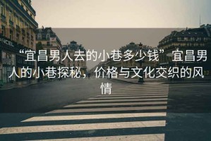 “宜昌男人去的小巷多少錢”宜昌男人的小巷探秘，價格與文化交織的風情