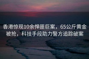 香港驚現10余悍匪巨案，65公斤黃金被搶，科技手段助力警方追蹤破案