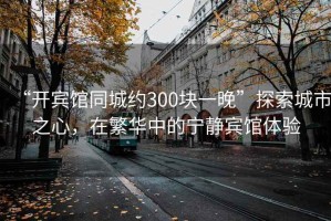 “開賓館同城約300塊一晚”探索城市之心，在繁華中的寧靜賓館體驗
