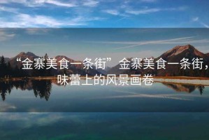“金寨美食一條街”金寨美食一條街，味蕾上的風景畫卷
