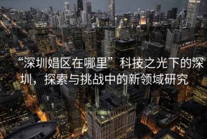 “深圳娼區在哪里”科技之光下的深圳，探索與挑戰中的新領域研究