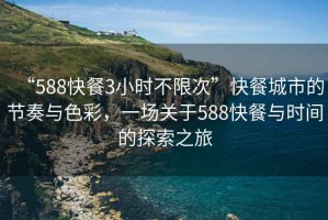 “588快餐3小時(shí)不限次”快餐城市的節(jié)奏與色彩，一場關(guān)于588快餐與時(shí)間的探索之旅