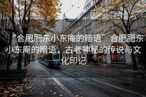 “合肥肥東小東庵的暗語”合肥肥東小東庵的暗語，古老神秘的傳說與文化印記