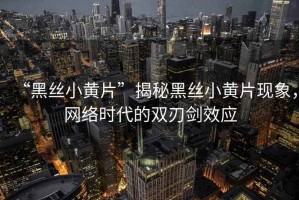 “黑絲小黃片”揭秘黑絲小黃片現象，網絡時代的雙刃劍效應