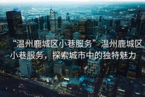 “溫州鹿城區小巷服務”溫州鹿城區小巷服務，探索城市中的獨特魅力