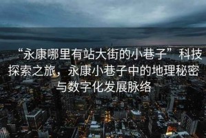“永康哪里有站大街的小巷子”科技探索之旅，永康小巷子中的地理秘密與數字化發展脈絡