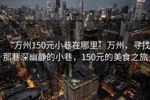 “萬州150元小巷在哪里”萬州，尋找那巷深幽靜的小巷，150元的美食之旅