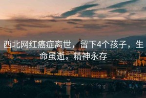 西北網紅癌癥離世，留下4個孩子，生命雖逝，精神永存