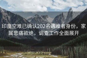 印度空難已確認202名遇難者身份，家屬悲痛欲絕，調查工作全面展開