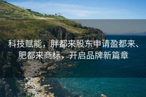 科技賦能，胖都來股東申請盈都來、肥都來商標，開啟品牌新篇章