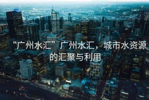 “廣州水匯”廣州水匯，城市水資源的匯聚與利用