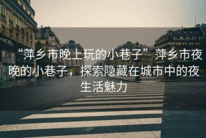“萍鄉市晚上玩的小巷子”萍鄉市夜晚的小巷子，探索隱藏在城市中的夜生活魅力