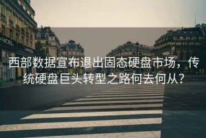 西部數據宣布退出固態硬盤市場，傳統硬盤巨頭轉型之路何去何從？