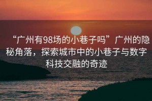 “廣州有98場的小巷子嗎”廣州的隱秘角落，探索城市中的小巷子與數(shù)字科技交融的奇跡