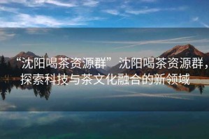 “沈陽喝茶資源群”沈陽喝茶資源群，探索科技與茶文化融合的新領域