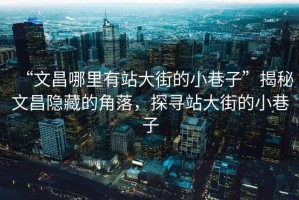 “文昌哪里有站大街的小巷子”揭秘文昌隱藏的角落，探尋站大街的小巷子