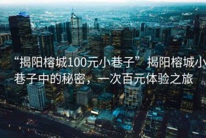 “揭陽榕城100元小巷子”揭陽榕城小巷子中的秘密，一次百元體驗之旅