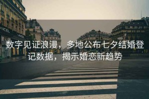 數字見證浪漫，多地公布七夕結婚登記數據，揭示婚戀新趨勢