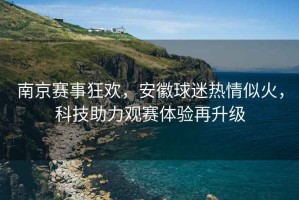 南京賽事狂歡，安徽球迷熱情似火，科技助力觀賽體驗(yàn)再升級