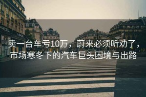 賣一臺車虧10萬，蔚來必須聽勸了，市場寒冬下的汽車巨頭困境與出路