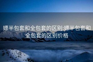 嫖半包套和全包套的區別:嫖半包套和全包套的區別價格