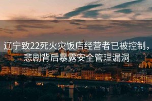 遼寧致22死火災(zāi)飯店經(jīng)營(yíng)者已被控制，悲劇背后暴露安全管理漏洞