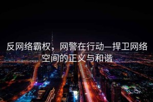反網絡霸權，網警在行動—捍衛網絡空間的正義與和諧