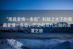 “南昌愛情一條街”科技之光下的南昌愛情一條街，歷史與現代交融的浪漫之旅