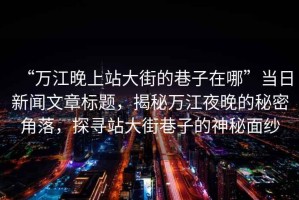 “萬(wàn)江晚上站大街的巷子在哪”當(dāng)日新聞文章標(biāo)題，揭秘萬(wàn)江夜晚的秘密角落，探尋站大街巷子的神秘面紗