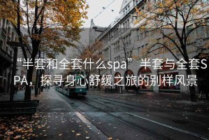 “半套和全套什么spa”半套與全套SPA，探尋身心舒緩之旅的別樣風景